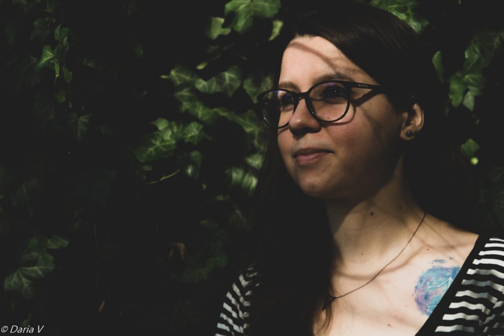 proiect fotografii tatuaje portret vintage fata cu tatuaj